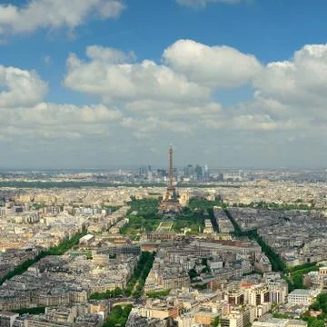 Paris rooftop Stock Photos