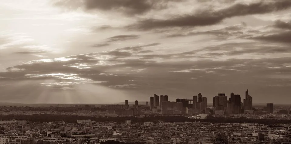 Paris Rooftop Stock Photos
