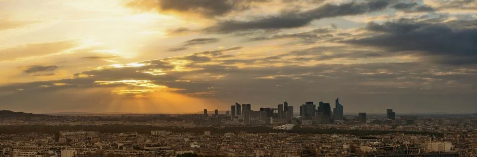 Paris Rooftop 库存照片