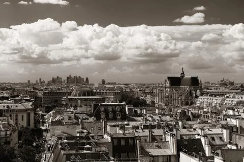 Paris rooftop 写真素材