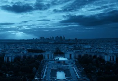 Paris Rooftop Stock Photos