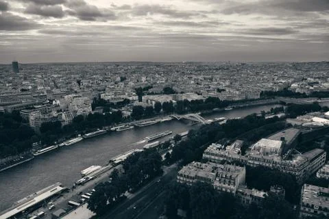 Paris Rooftop Stock Photos