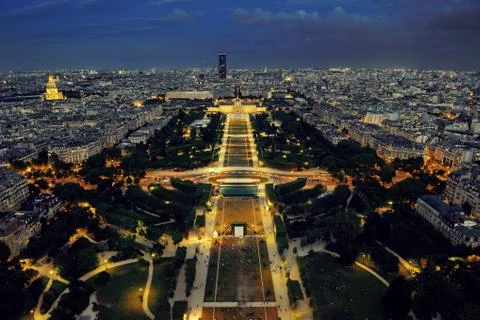 Paris Rooftop Stock Photos