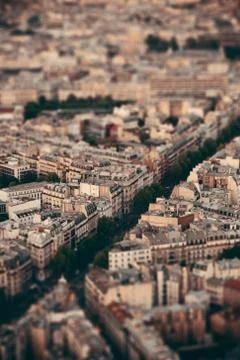 Paris rooftop 写真素材