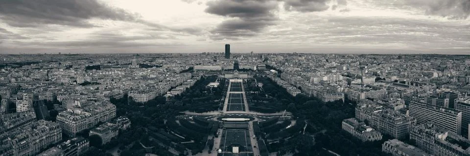 Paris Rooftop Stock Photos