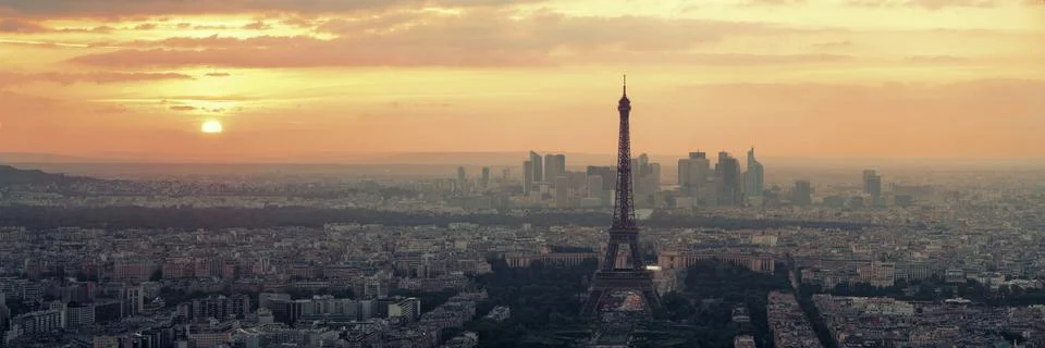 Paris rooftop 写真素材