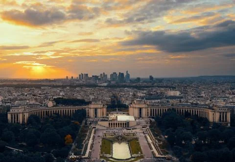 Paris Rooftop 写真素材
