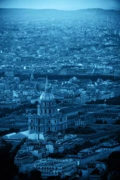 Paris rooftop Stock Photos