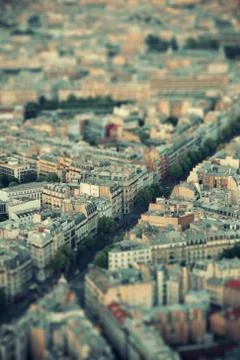Paris rooftop 写真素材