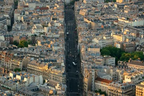 Paris rooftop Stock Photos