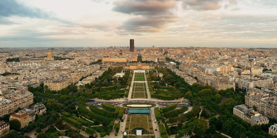 Paris Rooftop Foto stock