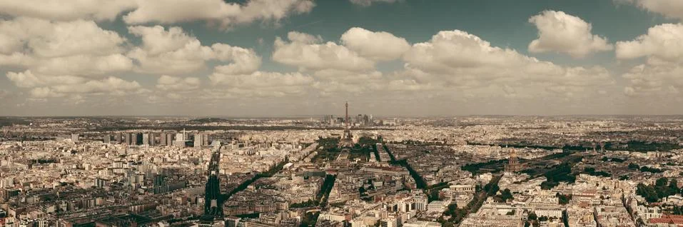 Paris rooftop Foto stock