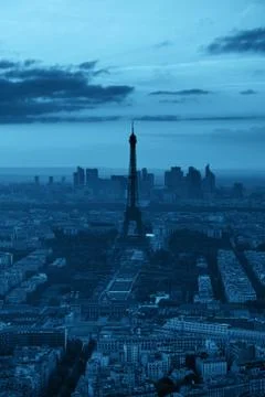 Paris rooftop Stock Photos