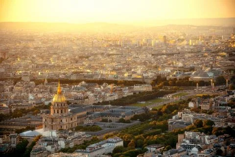 Paris rooftop 写真素材