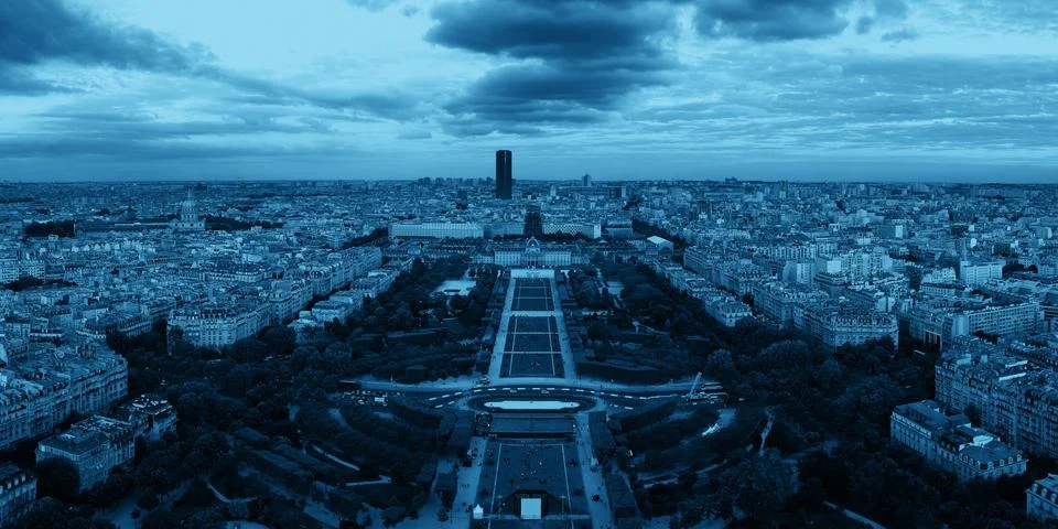 Paris Rooftop Stock Photos