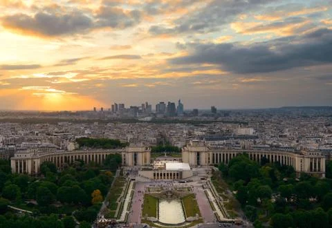 Paris Rooftop Stock Photos