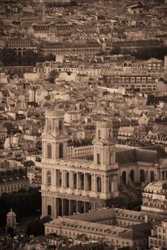 Paris rooftop 写真素材