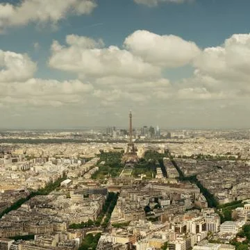 Paris rooftop Stock Photos