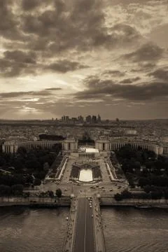 Paris Rooftop Foto stock