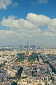 Paris rooftop Stock Photos