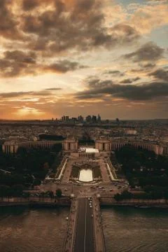 Paris Rooftop Stock Photos