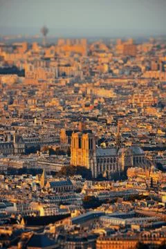 Paris rooftop Stock Photos