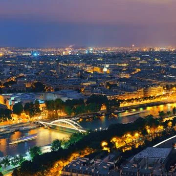 Paris Rooftop Foto stock