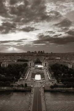 Paris Rooftop Stock Photos