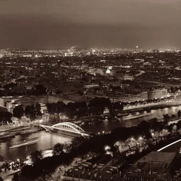 Paris Rooftop Stock Photos