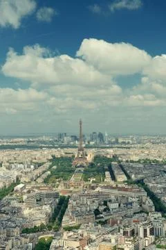 Paris rooftop Stock Photos