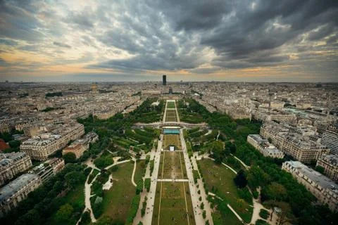 Paris Rooftop Stock Photos