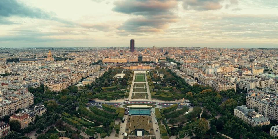 Paris Rooftop 写真素材