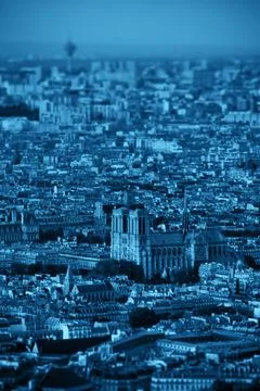 Paris rooftop Fotos Stock