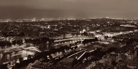 Paris Rooftop Stock Photos