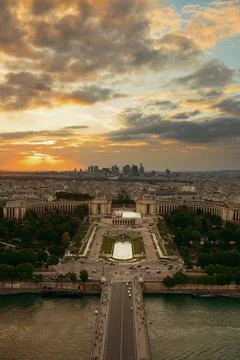 Paris Rooftop Stock Photos