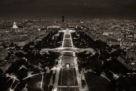 Paris Rooftop 写真素材