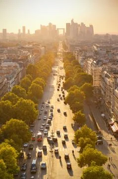 Paris rooftop view Foto stock