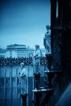 Paris rooftop view Fotos Stock