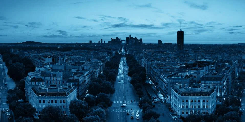 Paris rooftop view 写真素材
