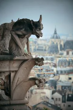 Paris rooftop view Stock Photos