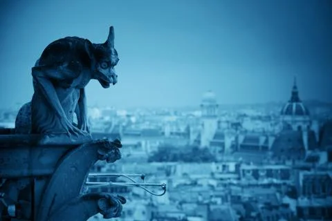 Paris rooftop view Foto stock