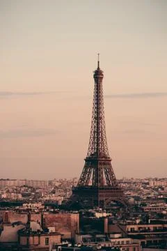 Paris rooftop view 写真素材