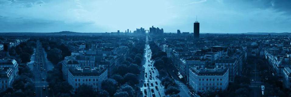 Paris rooftop view Foto stock