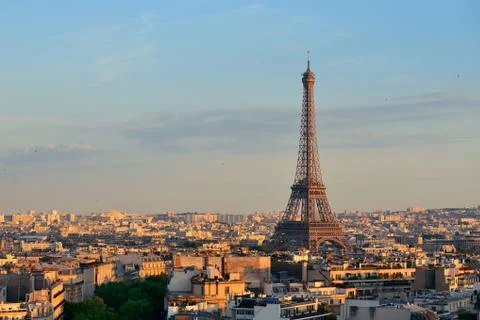 Paris rooftop view Fotos Stock