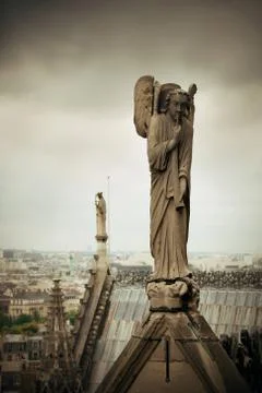 Paris rooftop view 写真素材