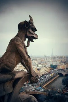 Paris rooftop view Foto stock