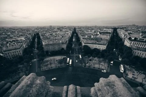 Paris rooftop view Foto stock