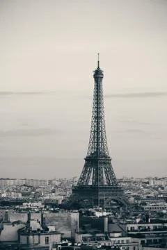 Paris rooftop view 写真素材