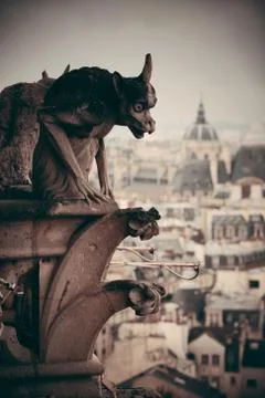 Paris rooftop view 写真素材