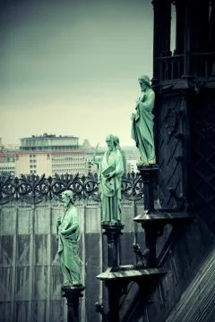 Paris rooftop view 写真素材